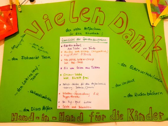 Danke für die Spenden in 2018 - Deine KiTa