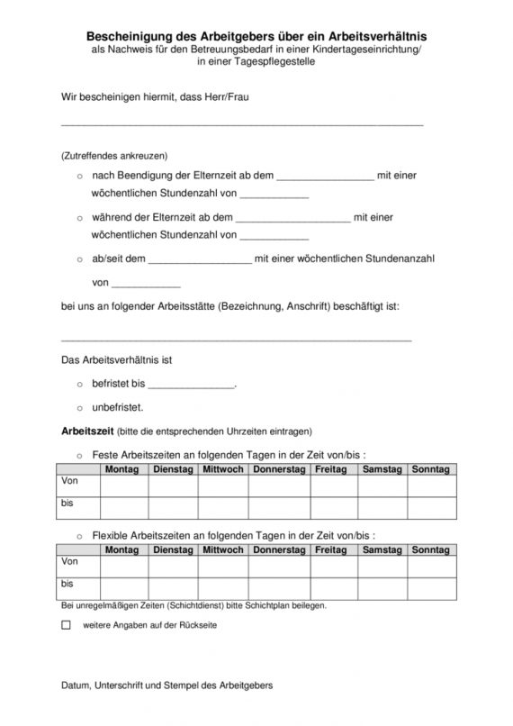 Formulare - Deine KiTa